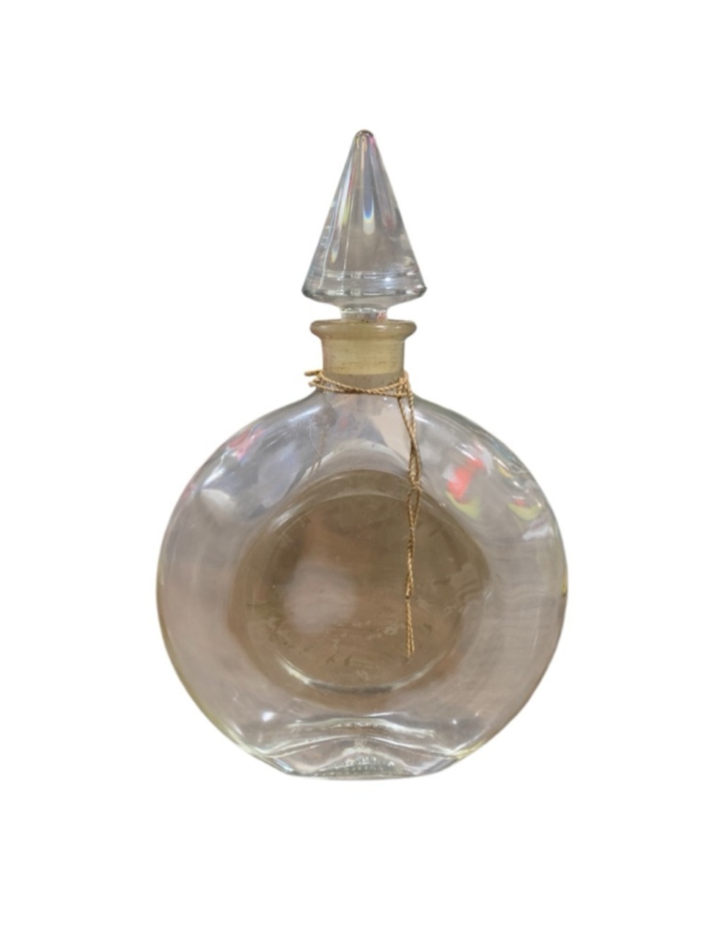 Antique Guerlain Clear Gold Perfume Bottle One Size